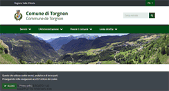 Desktop Screenshot of comune.torgnon.ao.it